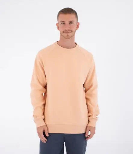 Hurley M Low Tide Crew - Beach Clay 1/7