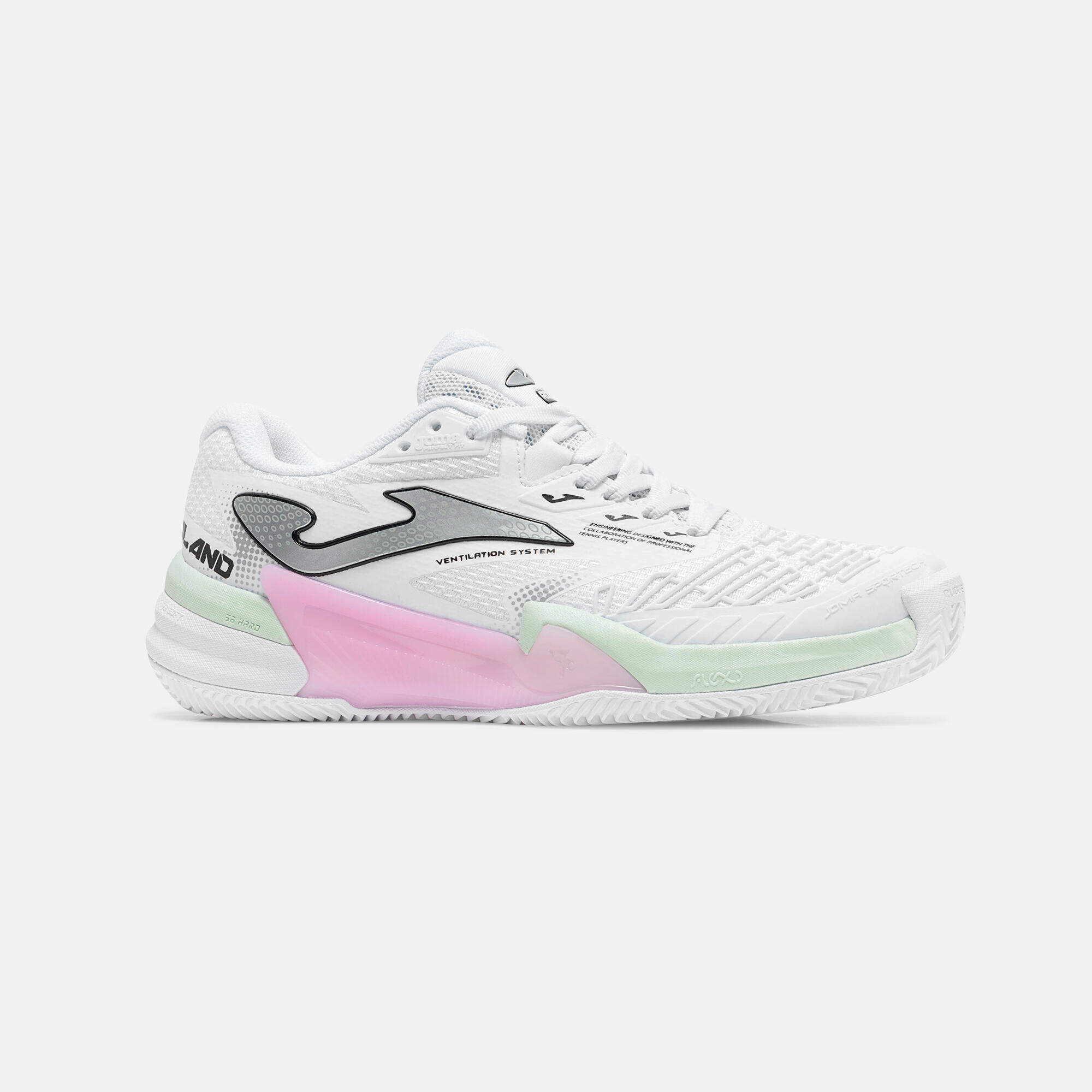 Zapatillas Pádel Mujer Joma Roland Lady 26 Blanco 1/5