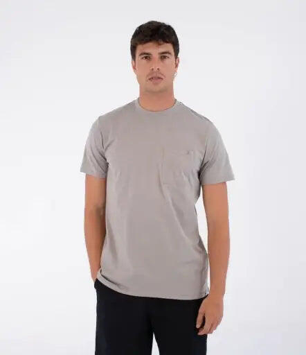 Hurley M Low Tide Pocket Ss Tee - Particle Grey 2/7