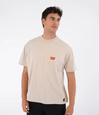 Hurley built patch pkt ss - bone