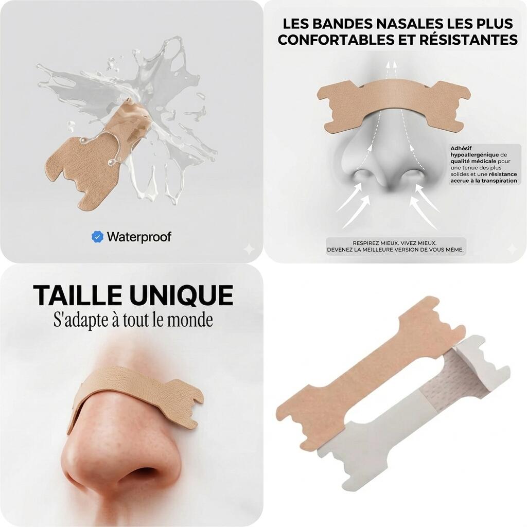 Bandes Nasales - Respiration et Performance - Running, Course, Sports et Sommeil 2/7