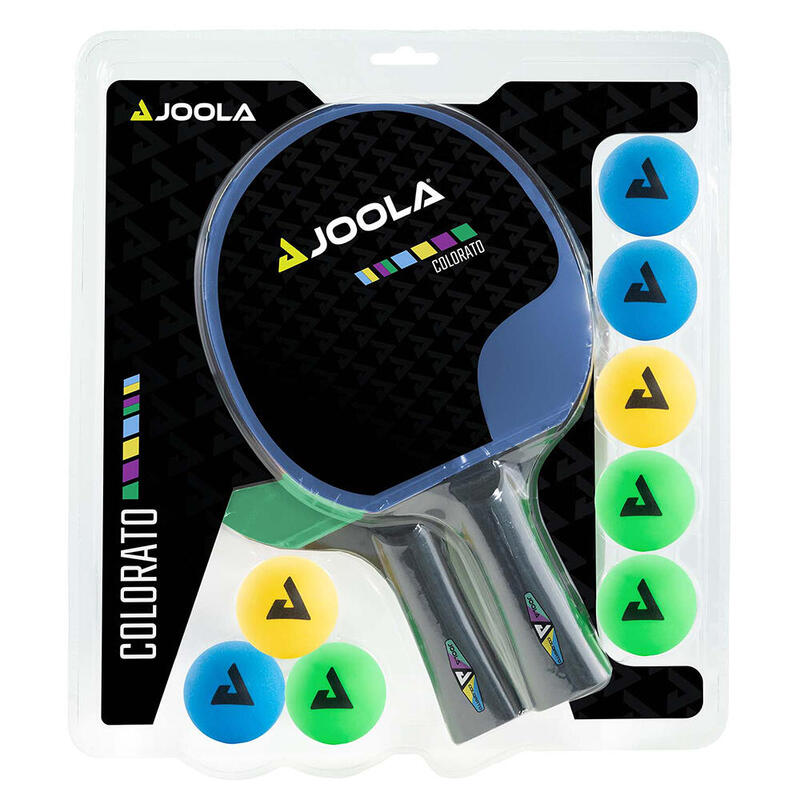 Joola Colorato Masa Tenisi 2 Raket + 8 Top Set