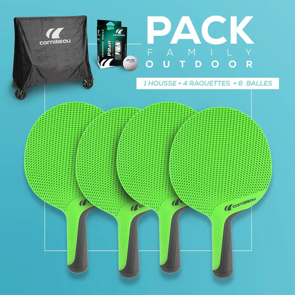 Cornilleau 207007 Family Pack Outdoor Masa Tenisi Seti 1/6