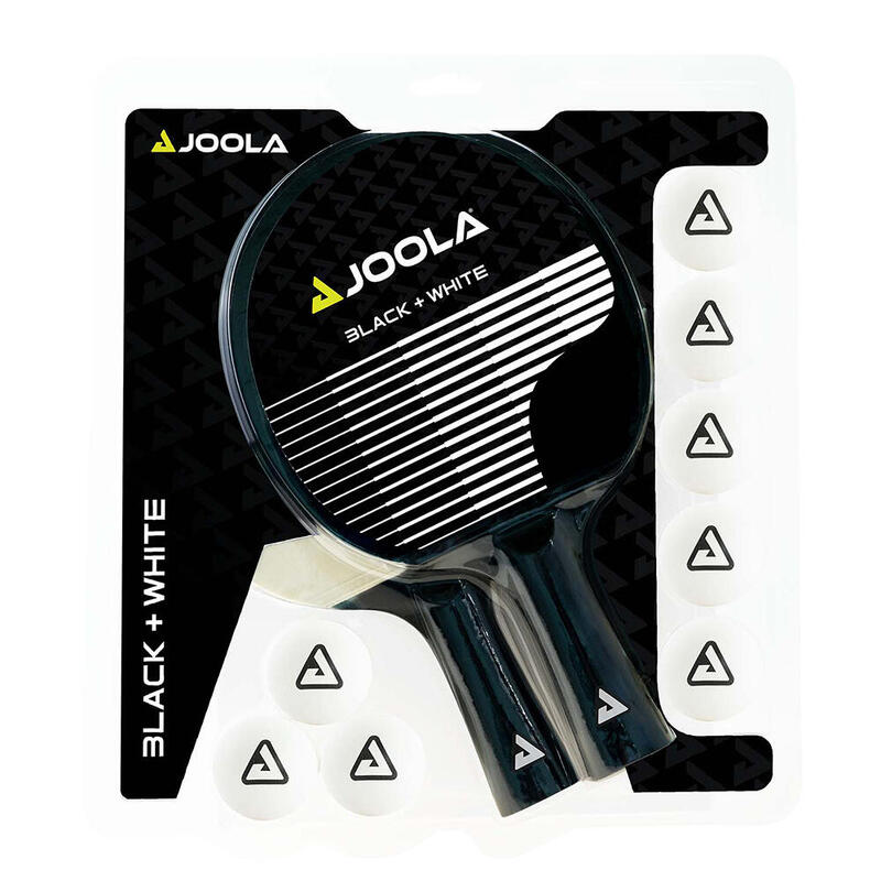 Joola Black White Masa Tenisi 2 Raket + 8 Top Set