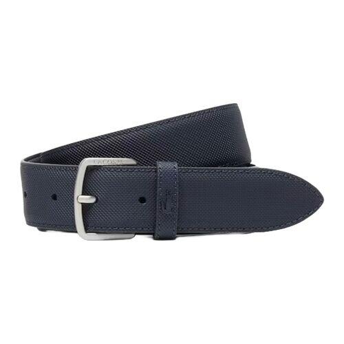 Cinturón Azul Lacoste de Petit Piqué Marine con Diseño Ligero y Práctico 4/4