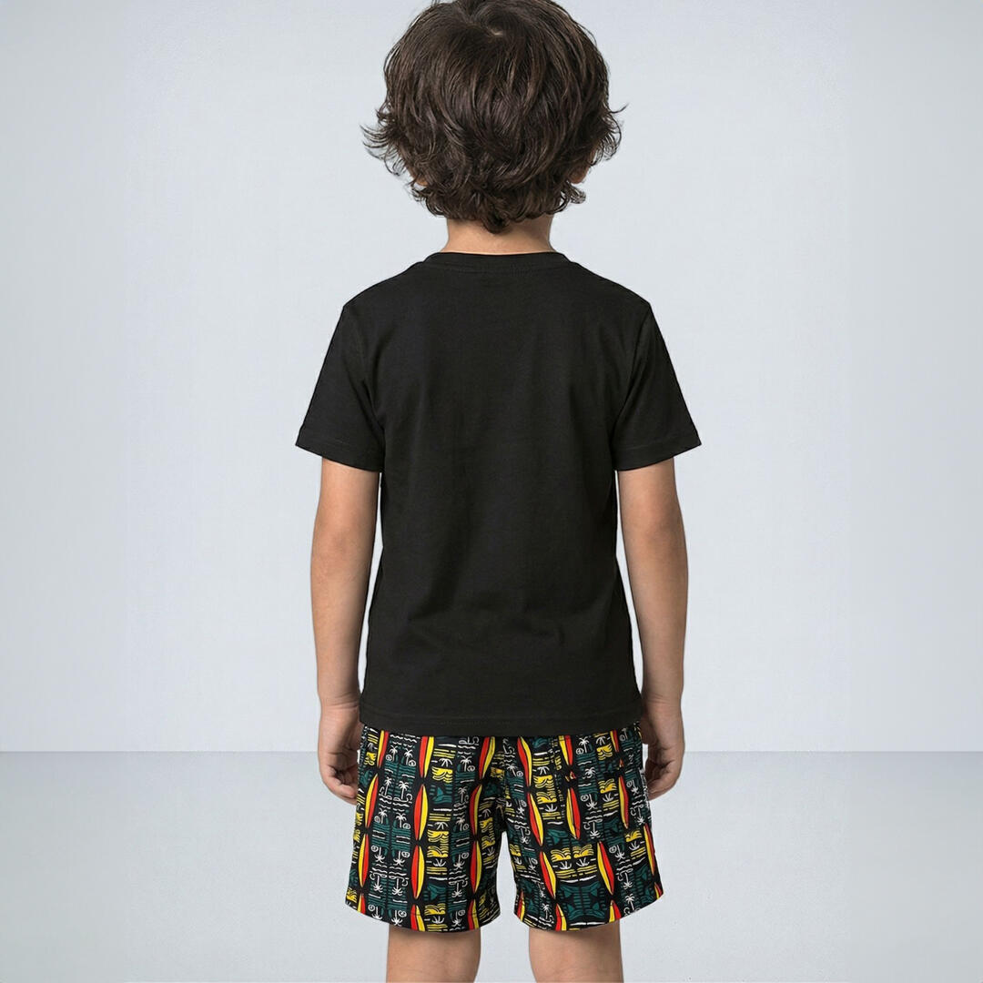 Jungen Surfen/Schwimmen Boardshorts Premium Ozeanfreundlich Tribal Boards 3/7