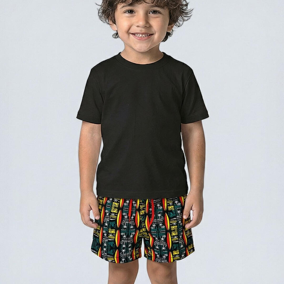 Jungen Surfen/Schwimmen Boardshorts Premium Ozeanfreundlich Tribal Boards 2/7