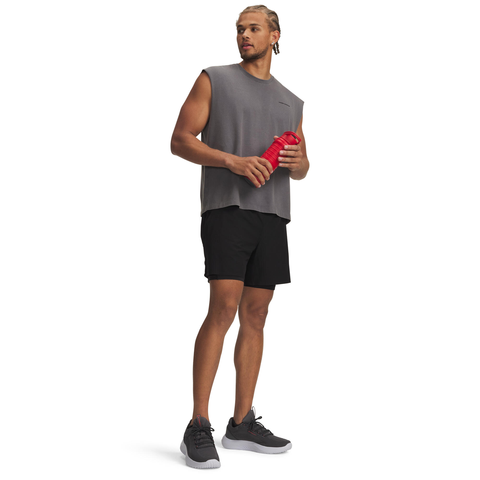 Heren korte broek Under Armour UA Vanish Elite 2in1 Short-BLK 6/6