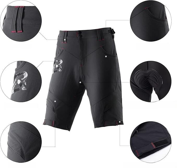 2-in-1 fietsbroek en bibshort set ROCKBROS 2/5