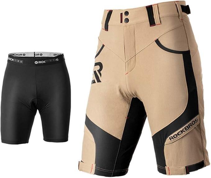 Set pantaloni scurți de ciclism 2 în 1 și pantaloni scurți cu bretele ROCKBROS