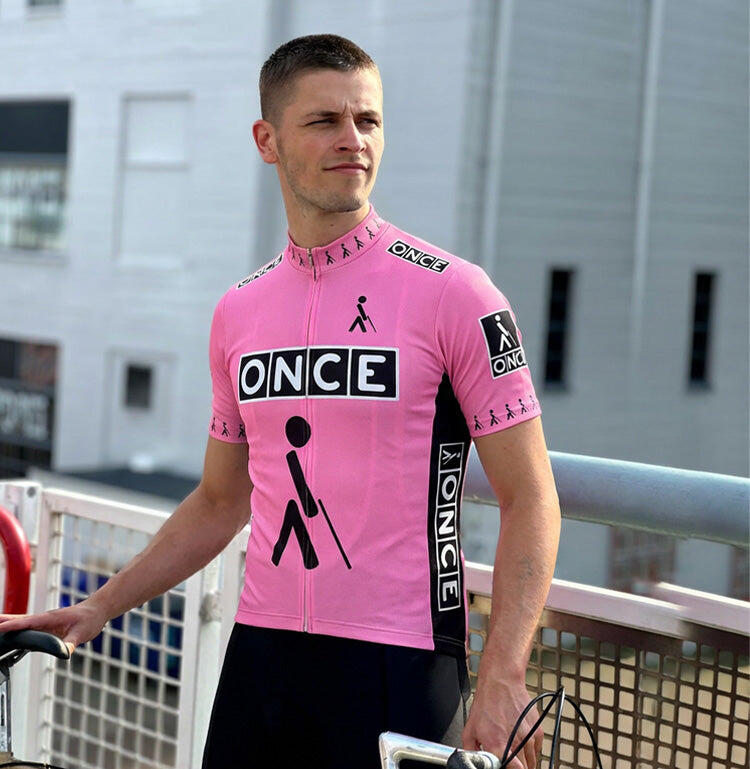 Retro-Radsport-Trikot ONCE - Rosa Gruppo Sportivo - XL 3/5