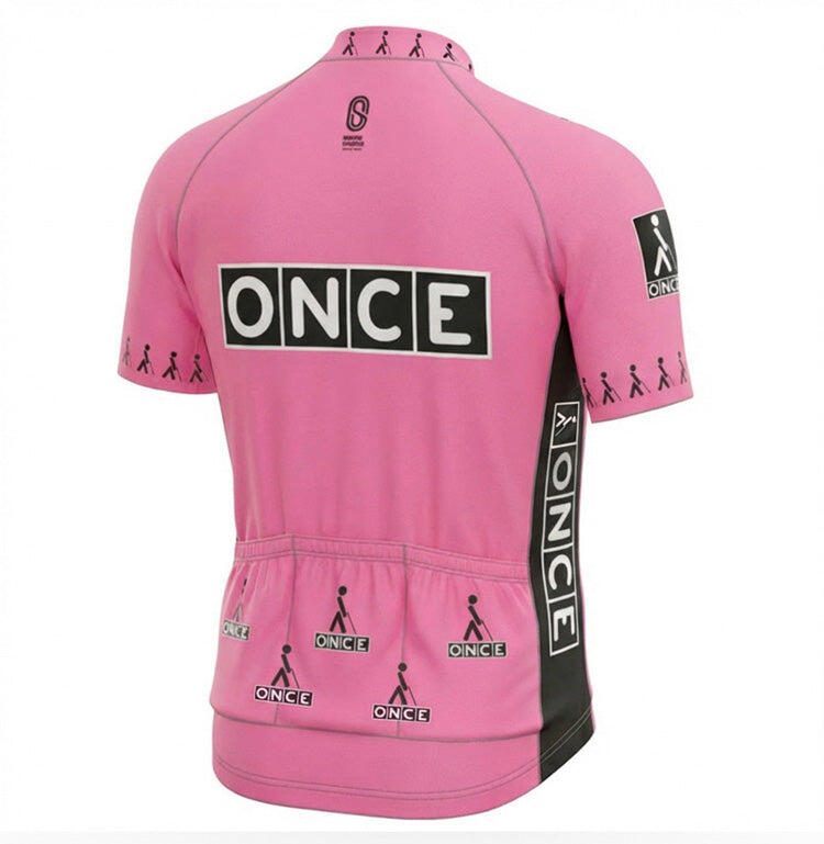 Retro-Radsport-Trikot ONCE - Rosa Gruppo Sportivo - XL 2/5