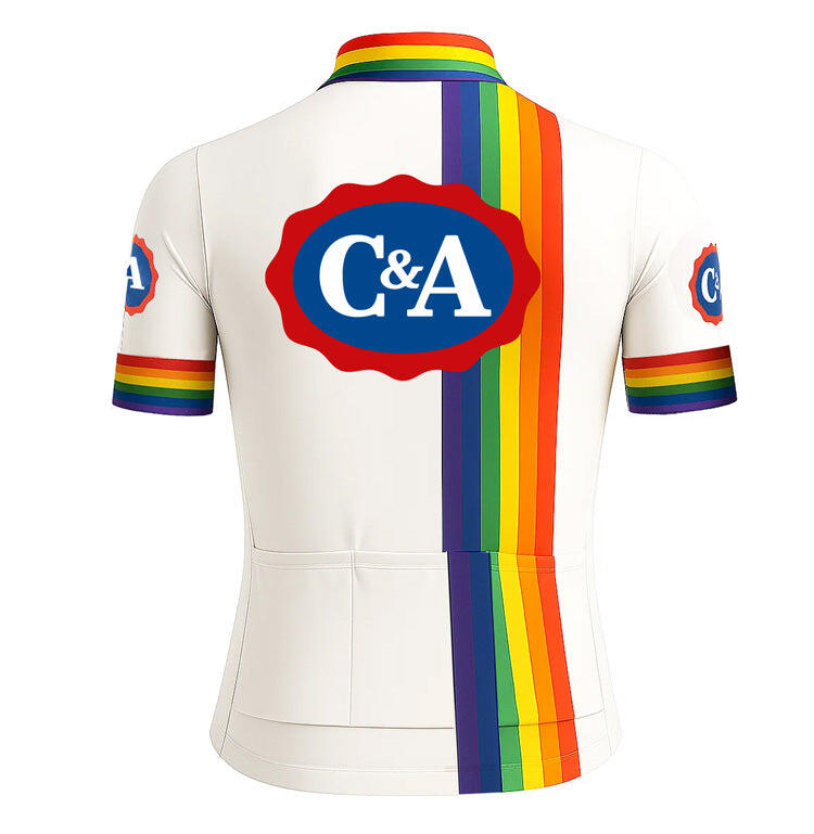 Retro-Radsport-Trikot  C&A - Eddys letztes Team - Gruppo Sportivo - L 2/5