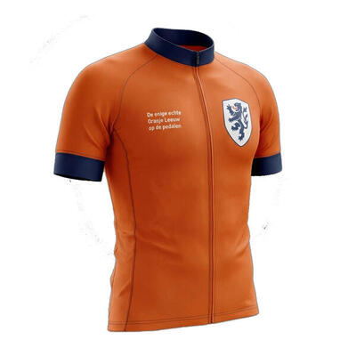 Special edition - world cup wielershirt nederland 'oranje'- gruppo sportivo - m