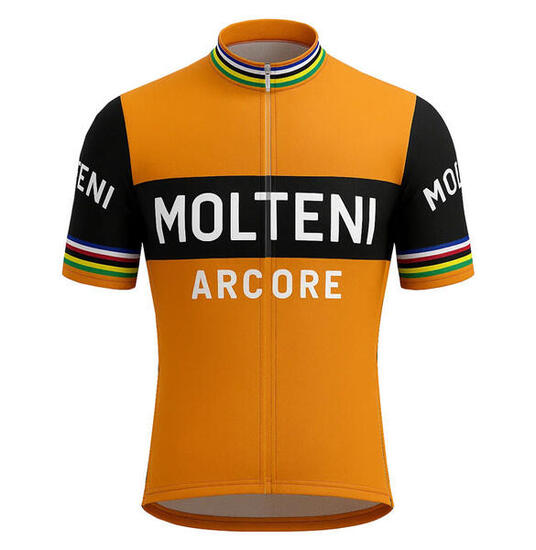 Maillot de cyclisme rétro Molteni Orange - Gruppo Sportivo - 4XL