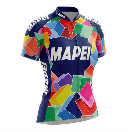 Maillot de cyclisme rétro femme Mapei - Multi-couleur Gruppo Sportivo - M