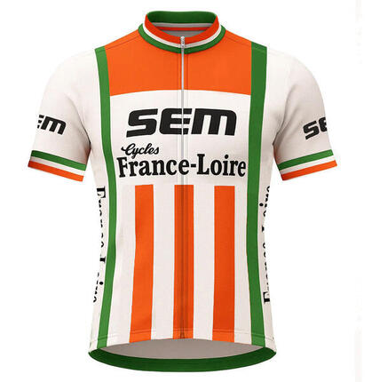 Retro Wielershirt Sem - Rood/Wit/Groen Gruppo Sportivo - XXL