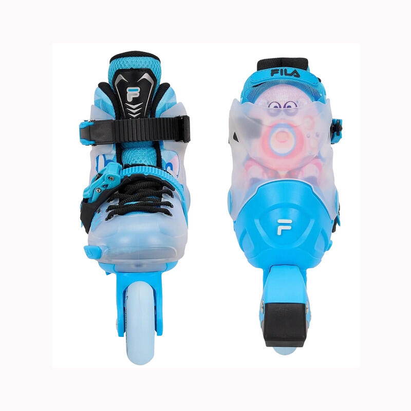 Pattini inline bambino FILA S-One regolabili ABEC 5 light blue ,32-36 3/3