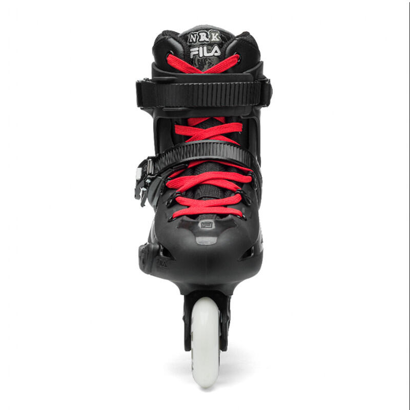 Pattini FILA NRK FUN neri/rossi, UNISEX urbano 80mm ABEC 7, 46 2/3