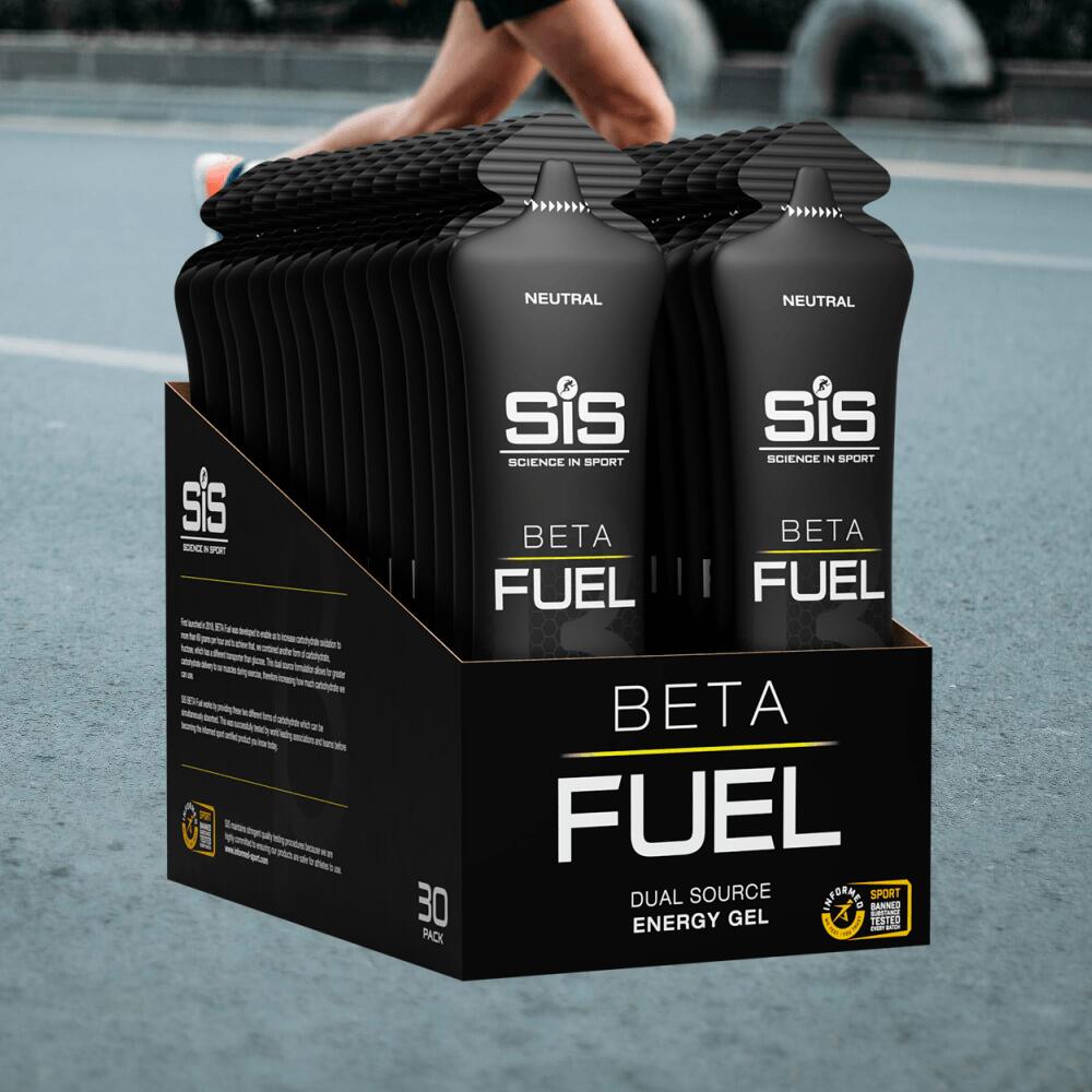 SIS Beta Fuel Gel (30x60ml) Neutral - Energia e resistenza - Gel energetici 2/3