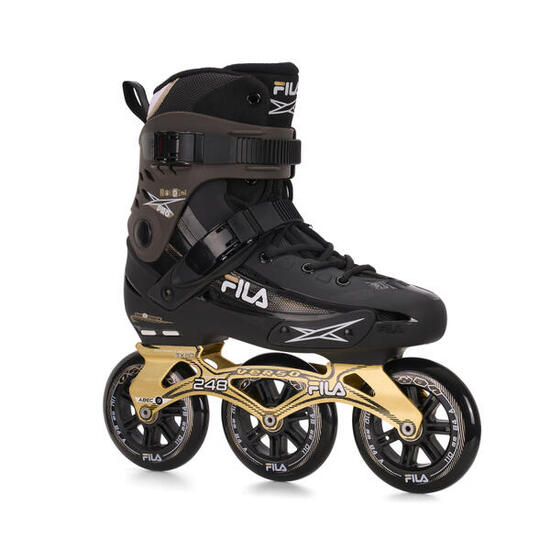 Pattini inline FILA Houdini Evo UNISEX nero/oro 80mm ABEC 747