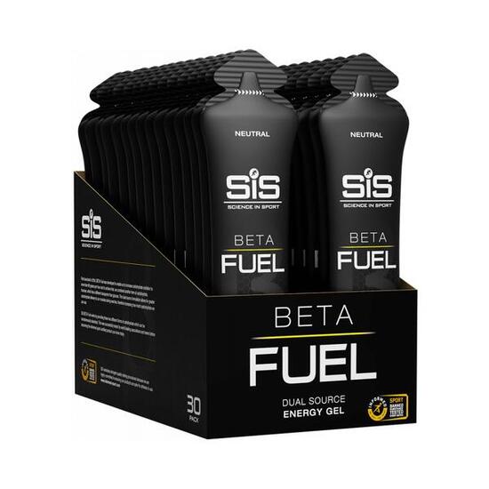 SIS Beta Fuel Gel (30x60ml) Neutral - Énergie et endurance - Gels énergétiques