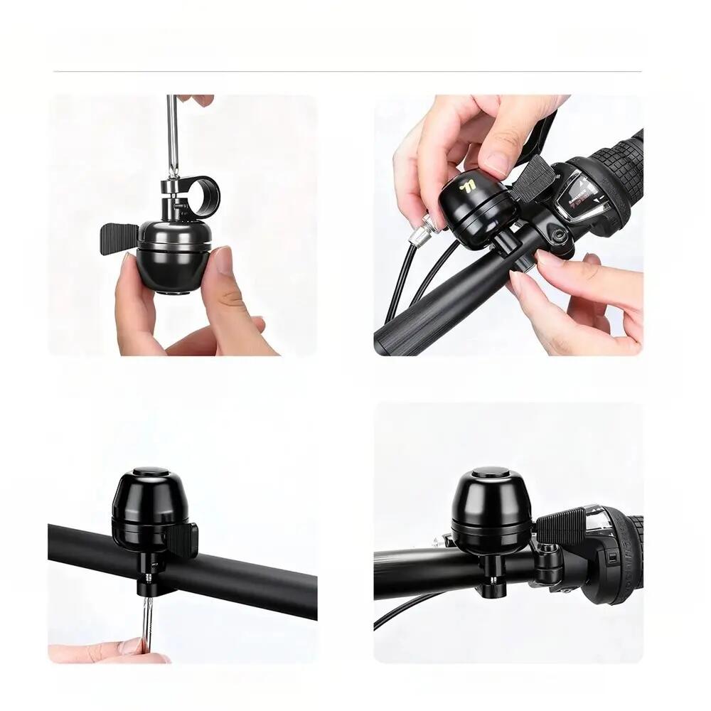 Timbre de bicicleta de cobre con palanca ajustable y sonido nítido WEST BIKING 5/5