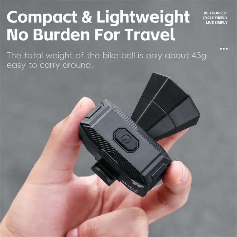 Timbre de bici eléctrico 120db alarma fuerte para seguridad en bici 2/3