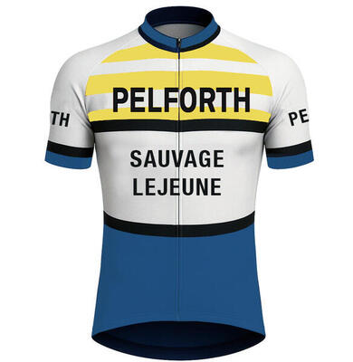Retro wielershirt pelforth lejeune - gruppo sportivo - xl