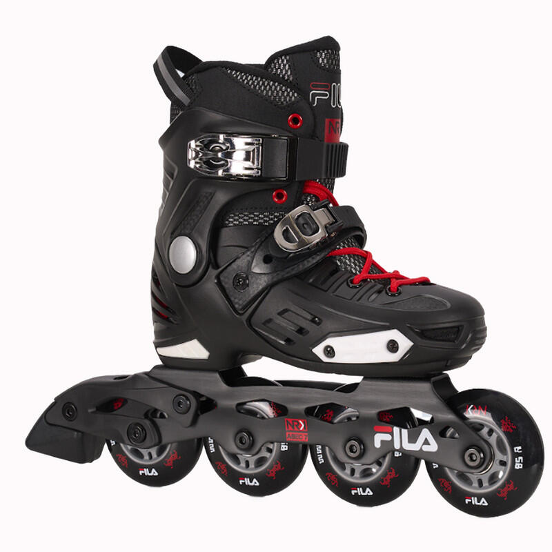 Pattini inline FILA NRK junior regolabili ABEC 7 nero/rosso,36-40 1/1