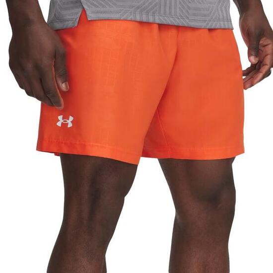 Short Orange Homme Under Armour Woven