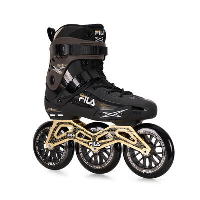 Pattini inline FILA Houdini nero/oro 3 ruote 125mm ABEC 9 435