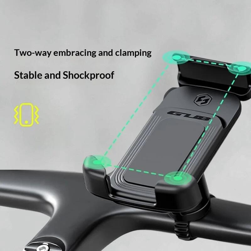 Supporto telefono rotante bici ebike scooter GUB 2/4
