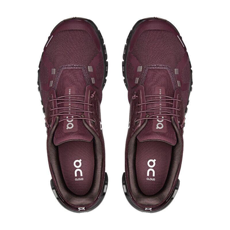 Zapatillas Granates On Running Cloud 6 Men Mulberry Pebble Cómodas y Ligeras 3/5