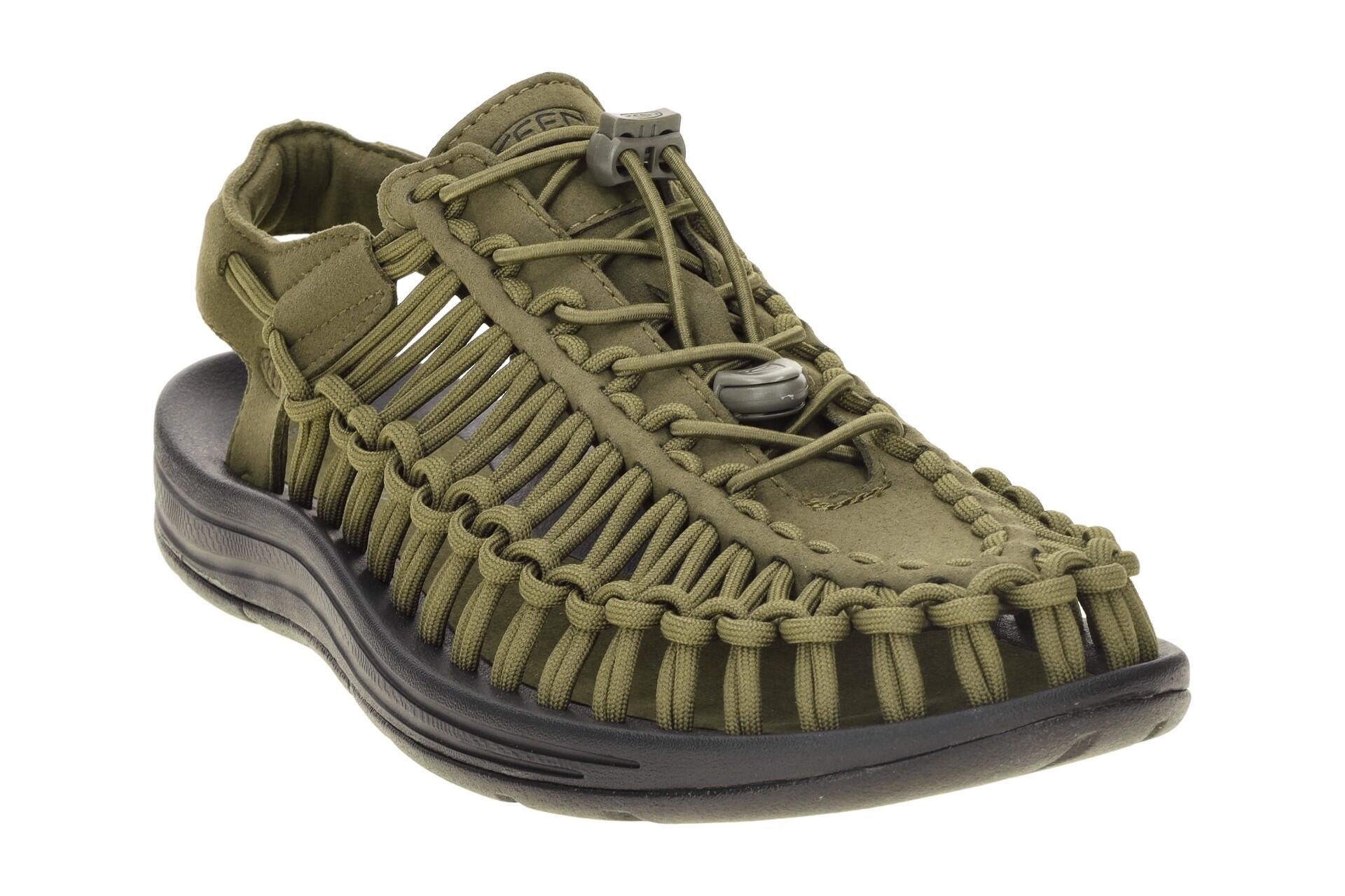 KEEN Uneek Sandale grün schwarz Herren 1023381 3/7