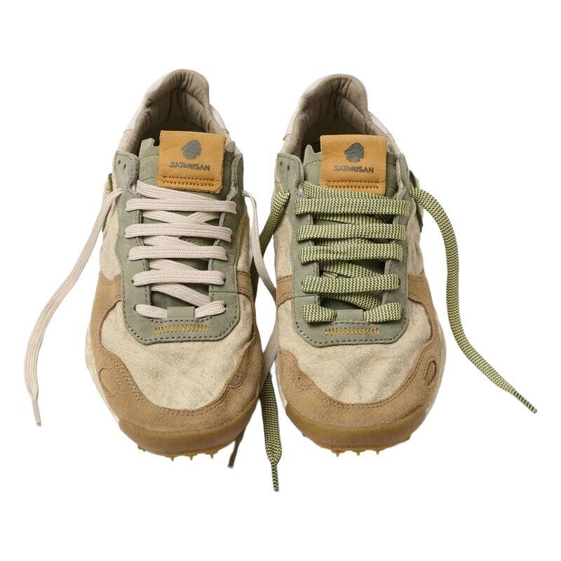 Sneakers Satorisan Chacrona Linen Green 3/7