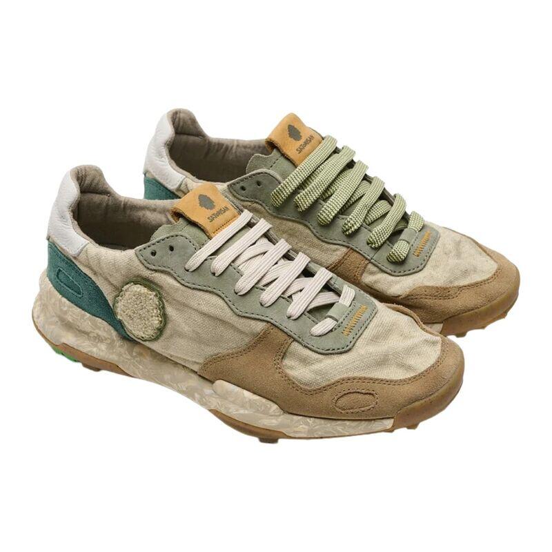 Sneakers Satorisan Chacrona Linen Green 2/7