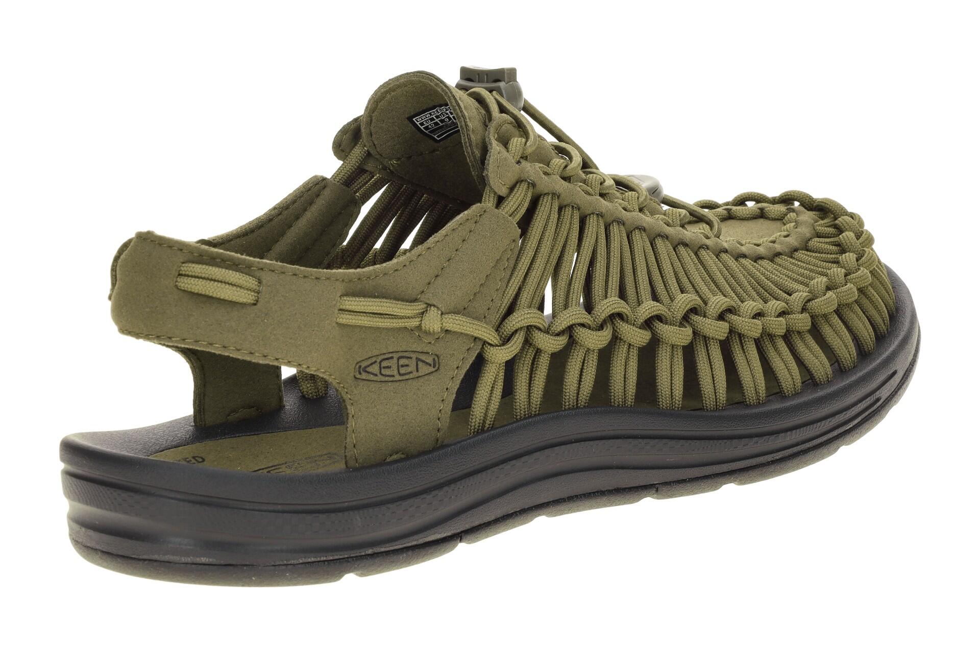 KEEN Uneek Sandale grün schwarz Herren 1023381 4/7