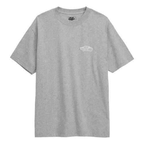 Camiseta Gris Vans Double Standard Tee Grey de Estilo Casual y Urbano 3/4