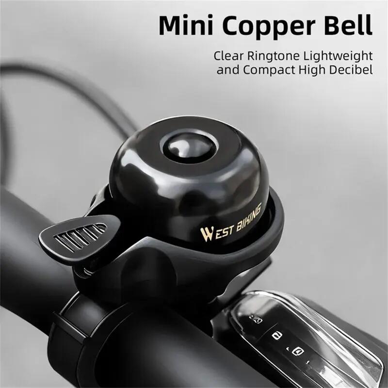 Timbre de bici en latón con soporte ajustable 3/6