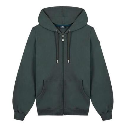 TBS DEBRA Groene Hoodie met Rits voor Heren