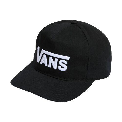 Gorra Negra Vans Drop V Logo Snapback Black con Cierre Ajustable 4/4