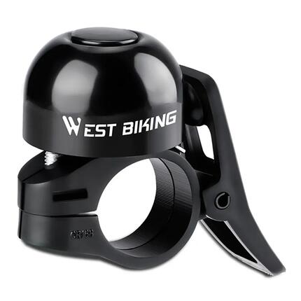 Sonnette vélo pouce aluminium son clair WEST BIKING