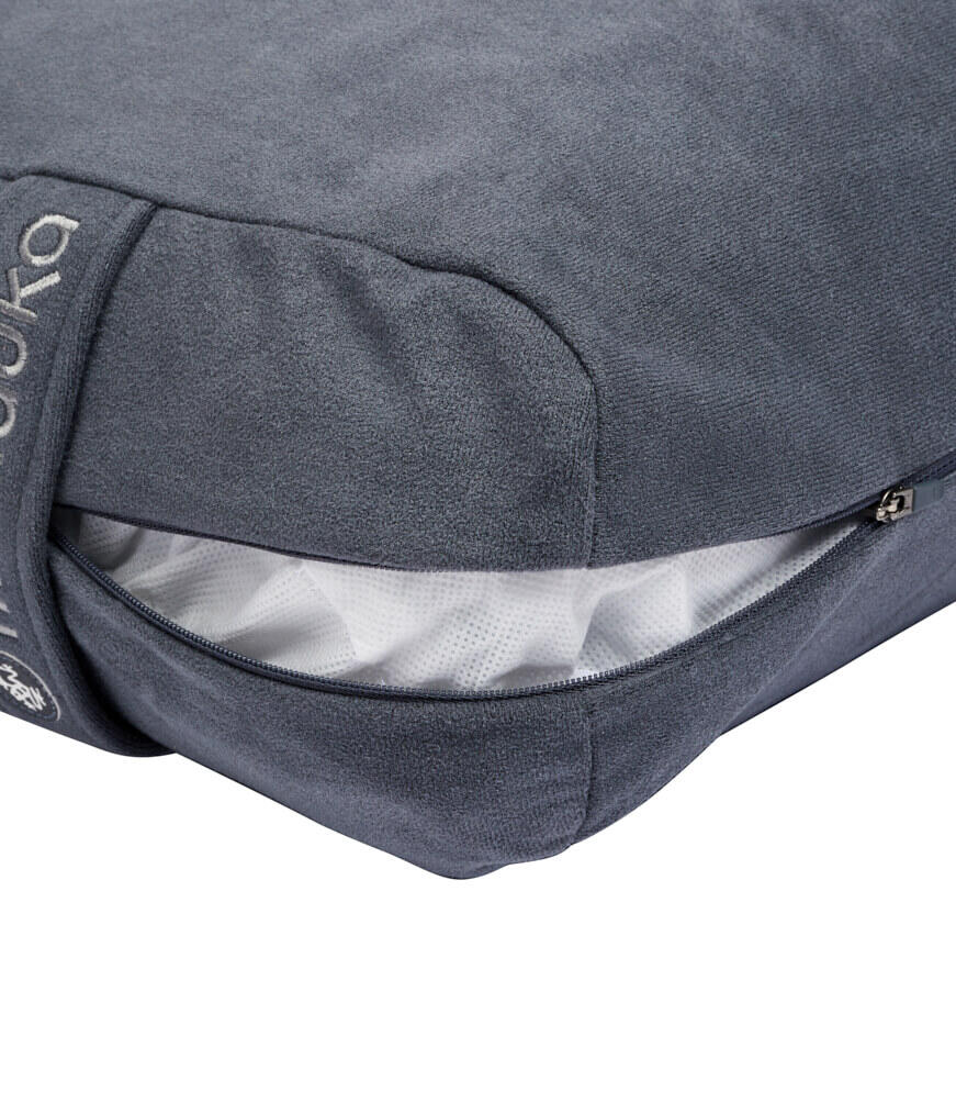 Cojín de yoga rectangular Manduka Equa - Trueno 2/4
