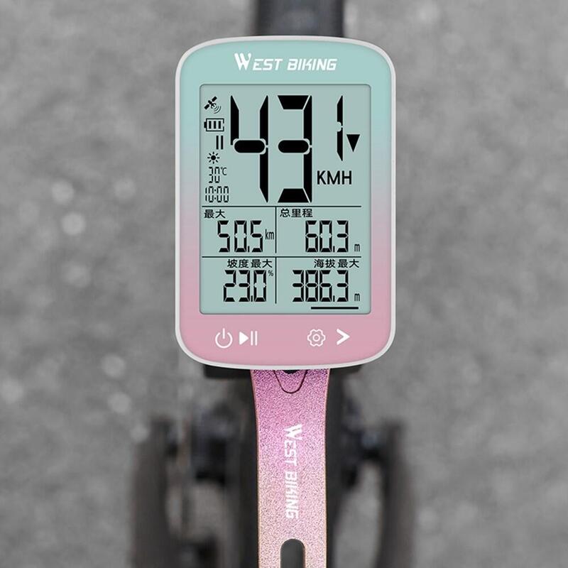 Vitezometru GPS wireless pentru bicicletă WEST BIKING
