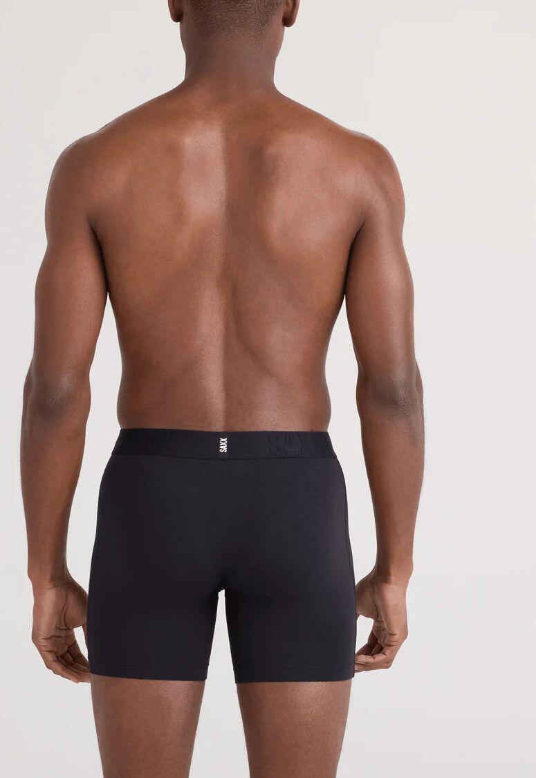 Boxer Saxx Droptemp Verkoelend Katoen Zwart 3/4