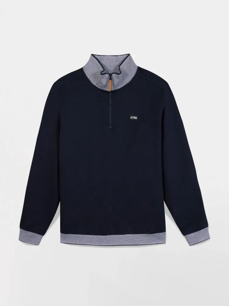 Felpa Uomo TBS LOANN Blu Marine 4/5