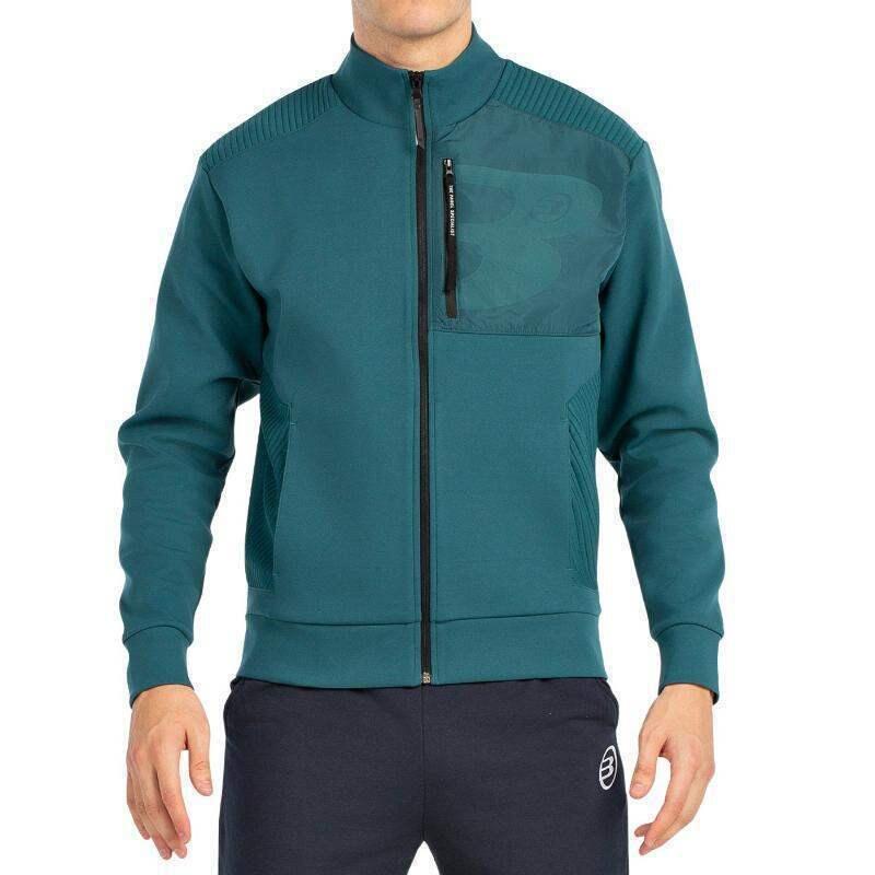 SUDADERA BULLPADEL BREEN AS80053000 VERDE OSCURO  S 5/5
