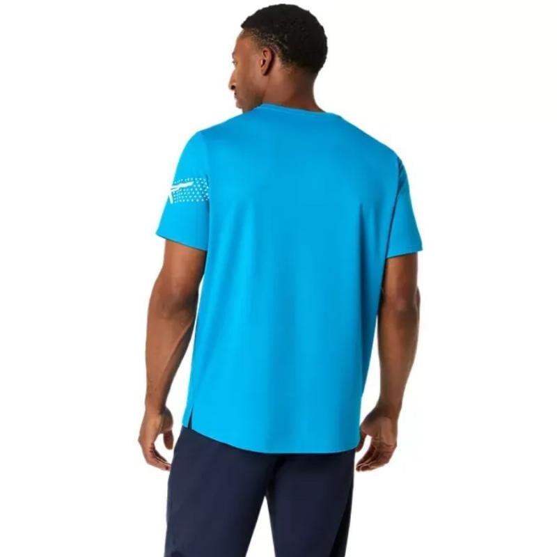Herren T-Shirt Asics Icon Blau 5/5