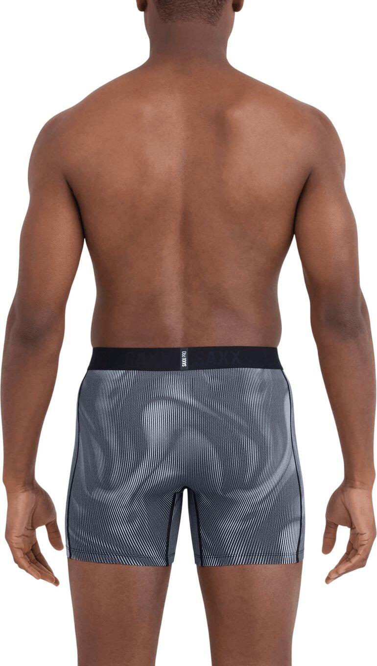 Boxer Saxx Smooth Flex Light Compression Azul/Gris Hombre 3/4